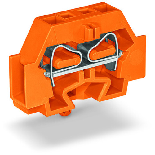 2-conductor terminal block, without push-buttons, with snap-in mounting foot