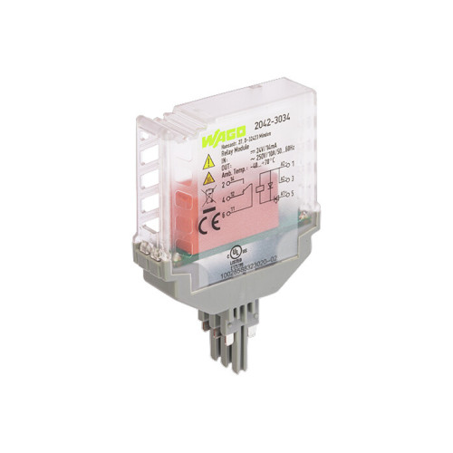 Relay module, Nominal input voltage: 24 VDC, 1 changeover contact