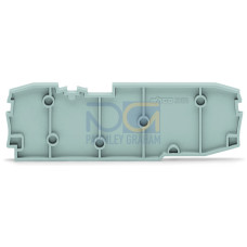 Intermediate plate, 2.9 mm wide, gray