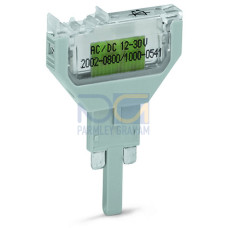 Component plug, for carrier terminal blocks, 1-pole, gray