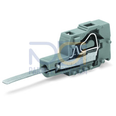 Testing plug module with contact stud, for 280, 736, 737, 738, 780 Series, Pin spacing 5 mm / 0.197 in, gray