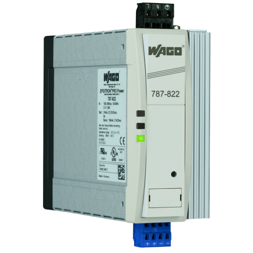 Primary switch mode EPSITRON PRO Power supplies Output voltage DC 24 V 5 A open circuit and short-circuit protected adjustable output voltage LED status indication PowerBoost