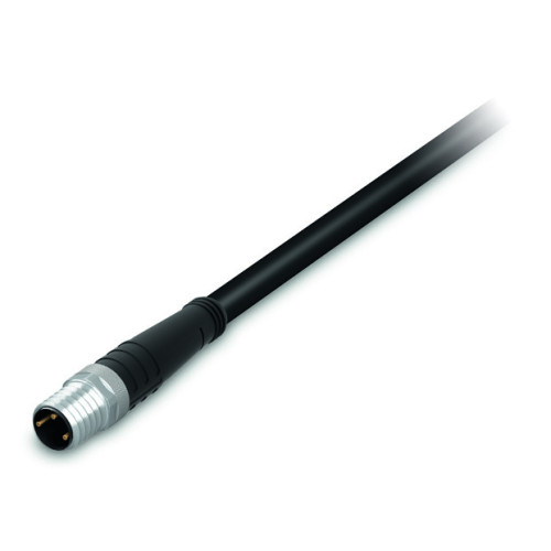 Sensor/Actuator cable, M8 plug,  straight, 3-pole