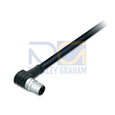 Sensor/Actuator cable, M8 plug,  angled, 3-pole