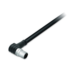 Sensor/Actuator cable, M8 plug,  angled, 3-pole