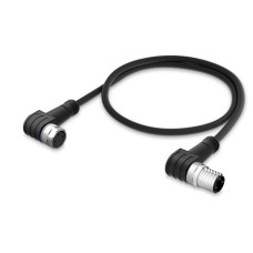 Sensor/Actuator cable, M8 socket,  angled, M8 plug,  angled