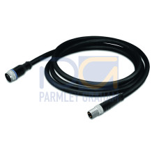 Sensor/Actuator cable, M12A socket,  straight, M8 plug,  straight