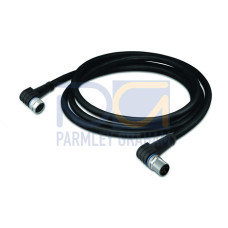 Sensor/Actuator cable, M8 socket,  angled, M12A plug,  angled