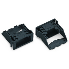 Snap-In Frame, For 3-Pole Sockets And Plugs 3-Pole Black