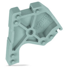 TOPJOB®S L-type spacer module, modular, e.g., for bridging commoned terminal blocks, gray