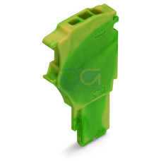Start module for 1-conductor female connector, Push-in CAGE CLAMP&reg;, 1.5 mm&sup2;, green-yellow