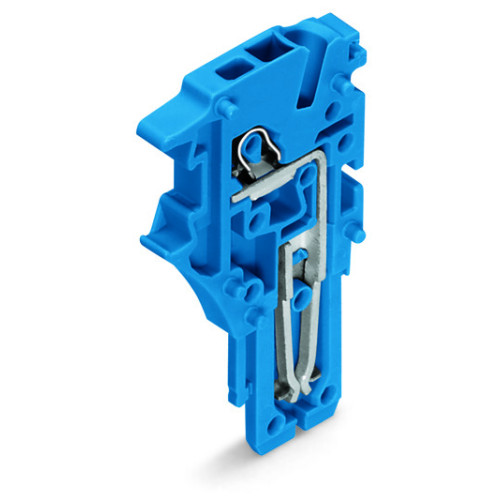End module for 1-conductor female connector, Push-in CAGE CLAMP&reg;, 1.5 mm&sup2;, blue
