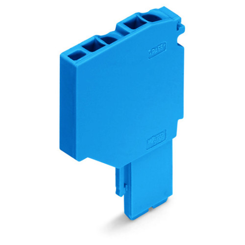 Start module for 2-conductor female connector, Push-in CAGE CLAMP&reg;, 1.5 mm&sup2;, blue