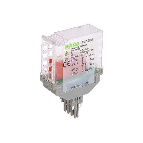 Relay module, Nominal input voltage: 24 VDC, 1 break and 1 make contact
