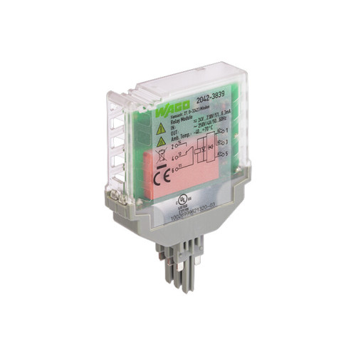 Relay module, Nominal input voltage: 24  230 V AC/DC, 1 changeover contact