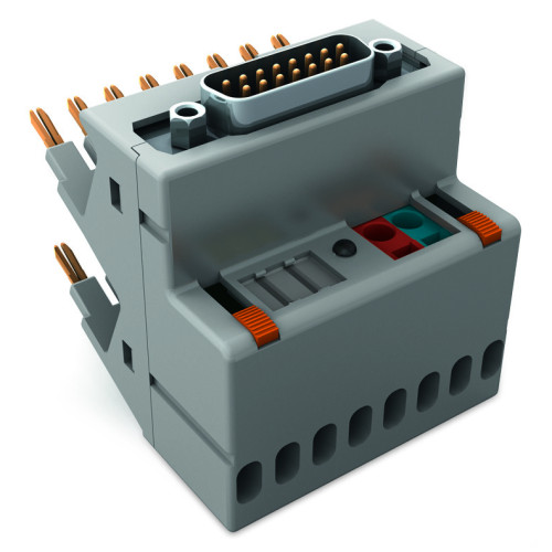 Interface adapter, 15-pole, High-side switching input