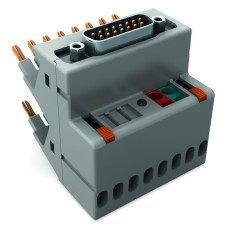 JUMPFLEX adapter with D-subminiature male connector Input