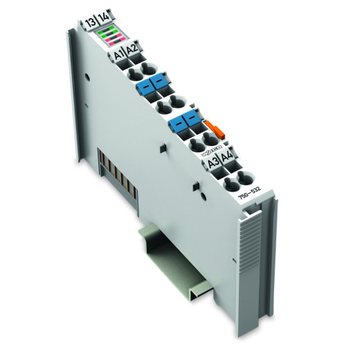 4-channel digital output, 24 VDC, 0.5 A, Diagnostics