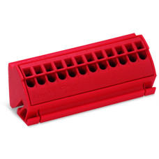 Busbar terminal block, for (10 x 3) mm busbars, without push-buttons, Push-in CAGE CLAMP, 4, 00 mm, r