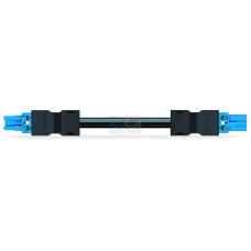 pre-assembled interconnecting cable, Eca, Socket/plug, blue