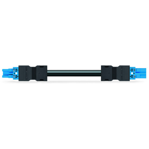 pre-assembled interconnecting cable, Eca, Socket/plug, blue