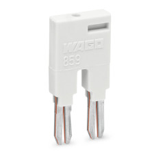 Push-In Type Jumper Bar, 2-Way Nominal Current 18 A Light Gray