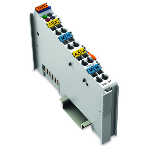 4-channel analog output, &plusmn;10 VDC, light gray