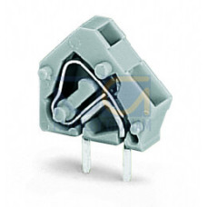 Stackable PCB terminal block, 2.5 mm&sup2;, Pin spacing 5/5.08 mm, gray