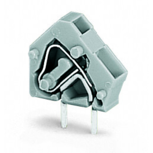 Stackable PCB terminal block, 2.5 mm&sup2;, Pin spacing 5/5.08 mm, gray