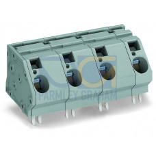 PCB terminal block, 16 mm&sup2;, Pin spacing 20 mm, gray