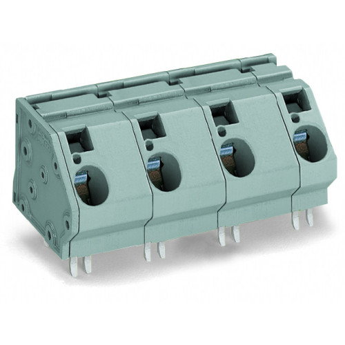 PCB terminal block, 16 mm&sup2;, Pin spacing 20 mm, gray