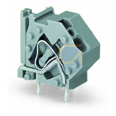 Stackable PCB Terminal Block, 4 mm&sup2; Pin Spacing 10 mm 1-Pole Gray