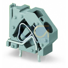 Stackable PCB Terminal Block, 6 mm&sup2; Pin Spacing 10 mm 1-Pole Gray