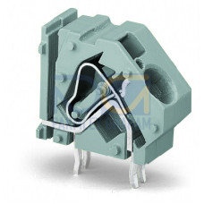 Stackable PCB terminal block, 16 mm&sup2;, Pin spacing 15 mm, light gray