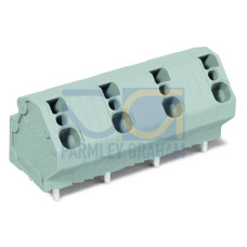 PCB terminal block, 4 mm&sup2;, Pin spacing 12.5 mm, gray