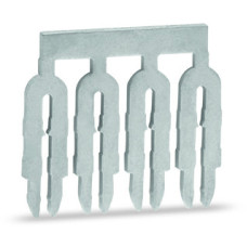 Jumper, 10-way, unplated, silver-colored