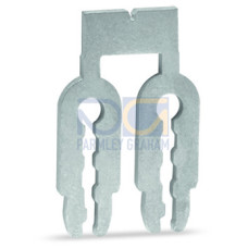 Jumper, 5-way, unplated, silver-colored