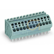 PCB terminal block, 4 mm&sup2;, Pin spacing 5 mm, gray