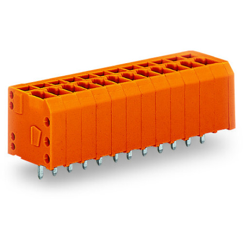 PCB terminal block, 1.5 mm&sup2;, Pin spacing 3.81 mm, orange