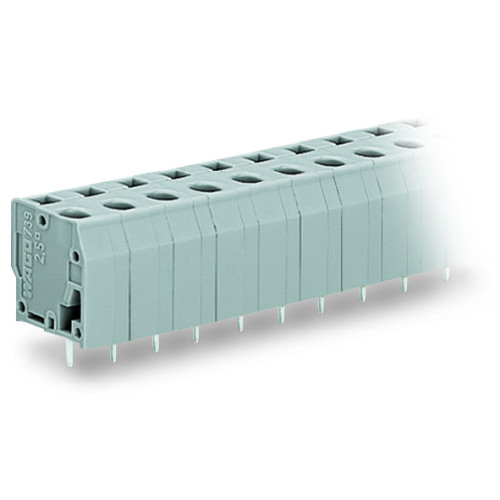 PCB terminal block, 2.5 mm&sup2;, Pin spacing 7.5 mm, gray