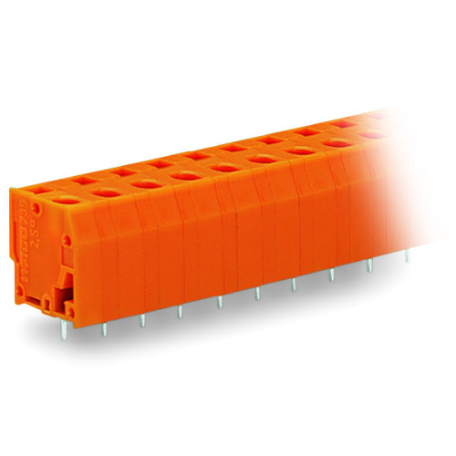 PCB terminal block, 2.5 mm&sup2;, Pin spacing 7.62 mm, orange
