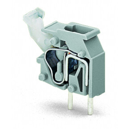 Stackable PCB terminal block, push-button, 2.5 mm&sup2;, light gray