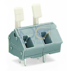 PCB terminal block, push-button, 2.5 mm&sup2;, light gray