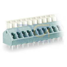 PCB terminal block, push-button, 2.5 mm&sup2;, gray