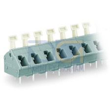 PCB terminal block, push-button, 2.5 mm&sup2;, light gray