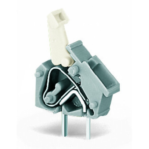 Stackable PCB terminal block, push-button, 2.5 mm&sup2;, green