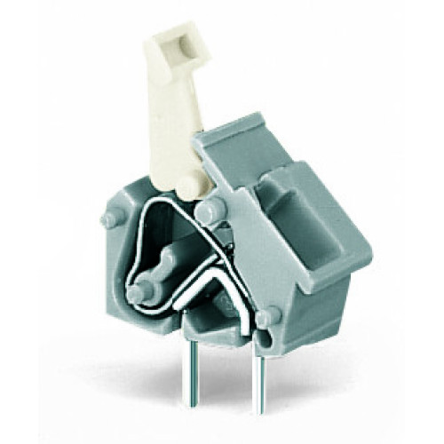 Stackable PCB terminal block, push-button, 2.5 mm&sup2;, red