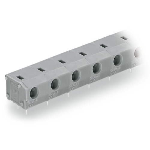 PCB terminal block, 2.5 mm&sup2;, Pin spacing 10/10.16 mm, gray