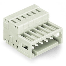 Male Connector, 20-Pole Pin Spacing 3.5 mm / 0.138 In Light Gray