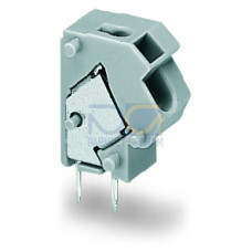 Stackable PCB terminal block, 2.5 mm&sup2;, Pin spacing 7.5/7.62 mm, gray